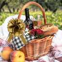 20pcs 7 Inch Pull Bows Gold Gift Wrap Bows for Gift Wrapping, Ribbon, Basket, Flower, Christmas, New Year, Birthday, Graduation, Party Decorations