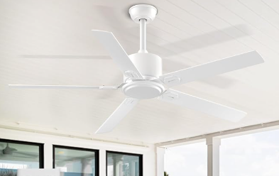 Outdoor Ceiling Fan, BECLOG Ceiling Fans 60” with Remote Control Ceiling Fan Modern with 6 Speeds Reversible DC Motor Ceiling Fans Indoor No Lights for Patios, Living Room, Farmhouse, Kitchen, Bedroom
 25 x 4 in, DYJB/18923/002