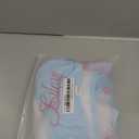 Lilosy Sexy Tie Criss Cross Plunge One Piece Thong Swimsuit High Cut Brazilian Bathing Suit (S, Light Blue)