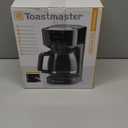 Toastmaster 12-Cup Digital Touchscreen Drip Coffee Maker - Programmable Automatic Coffee Machine - Kitchen Appliance with Keep Warm Setting