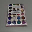 LEOBRO Glitter, 24 Jars Holographic Chunky Glitter for Crafts, Resin, Sequins for Crafts, Hair Face Body Makeup Nail, DIY Arts and Craft, Party Christmas Decorations