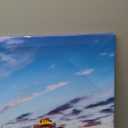 Milwaukee Wall Art Milwaukee Skyline Wall Decor Picture Canvas HD Printed Wisconsin Cityscape Night Poster Paintings Stretched Frame Home Living Room Bedroom Decorations(36x24 inches)