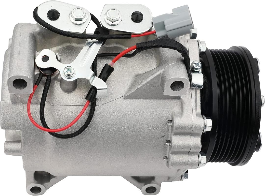 Honda CRV AC Compressor - Compatible with 2002-2006 Honda CR-V, 2.4L Vehicles - Replaces 10663AC, 1522110, 10345240, 10349721, 638951- HVAC Air Conditioner Compressor