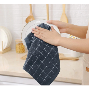 6pcs Kitchen Towel Absorbent Dishcloth Ultra Soft Kitchen Cloths Drying Hand Towels Home Cleaning Tools for Cleaning