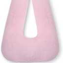 FHSGGP Travel Pillow Cushion for The Back Seat of Car Car Pillow for Kids A Sleeping Artifact Suitable for Long-Distance Travel of Adults and Children Travel Pillow for Kids Pink