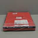 Zober Christmas Ornament Storage Box - Stores 64 Ornaments - Non-Woven, Tear- Proof Christmas Ornament Storage Containers - 3 Inch Cube Compartments - Red