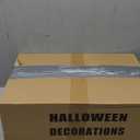 Halloween Decorations Outdoor & Indoor Decor - 2 Pack 59-inch Remote Control Spooky Ghost String Lights with Witch Hats, Halloween Lights for Porch, Yards, Patio, Garden Lawn, Party