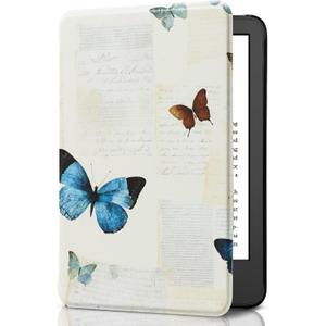 CoBak Case for All New 6 Inch E-Reader 2024 and 2022 (11 Generation) - PU Leather Smart Cover, Auto Sleep and Wake, not Compatible with Kobo Clara.Butterfly