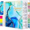 Planner 2026-2027, Large 18 Months Academic Daily Weekly Monthly Planner Yearly Agenda Jan. 2026June. 2027, 7.9" x 9.8", Page Tabs, Separator Page, Pocket Folder, Bookmark, Stickers, Sticky Note Set