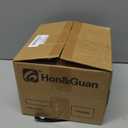 Hon&Guan Dryer Vent Cover Outside with Removable Mesh, Wall Mount Extractor Vent with Rubber Cushioned Non-Return Flap, High Quality Iron Outside Dryer Vent Cover for House (White, 6 Inch)