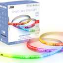 Feit Electric Smart Light Strip 16FT, Ultrathin RGBW Color Chasing LED Light Strip, 2.4GHz Wi-Fi Enabled, Works with Alexa and Google Home Assistant, Remote Control, (0.4in x 192in) TAPE192/CHASE/AG