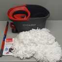 O-Cedar Easywring Microfiber Spin Mop & Bucket Floor Cleaning System with 3 Extra Refills