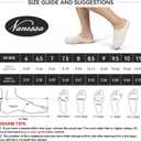 Vanessa Womens House Shoes with Arch Support, Orthopedic Casual Slippers with Comfortable Velvet Lining, Slip On Slipper Shoes for Women Indoor & Outdoor Walking (6, Off-white)