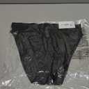 On Gossamer Women's Gossamer Mesh Hi-Cut Brief Panty,Black,Large