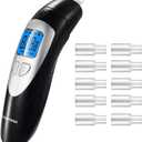 Ketone Meter Professional Home Ketosis Breath Meter - Ketone Breath Monitoring Analyzer & Ketosis Tester | Accurately Track Personal Ketosis in Your Breath with 10pc Mouthpieces