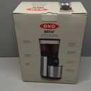 OXO Brew Conical Burr Coffee Grinder  Silver, Stainless Steel Burrs, OneTouch Automatic Smart Grind