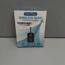 2025 Upgraded Airplane Bluetooth 5.4 Transmitter with Qualcomm Chipset, ElecMoga Airplane Travel Essentials Supports 2 AirPods or Headphones, 2-in-1 AUX Wireless Receiver for Gym, TV, Car, Audio (Black)