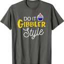 Funny Do it Gibbler Style T-Shirt, Gray, Small