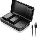 JYJZPB NP-FZ100 Battery and A7iii Battery Charger for Sony A7IV, Sony A7III, A1, Alpha A7RIII, A7R IV, A9, A9 II, A6600, A6700, Alpha 9S, A7R3 A7S III, A7 RIII Battery, 2 Pack