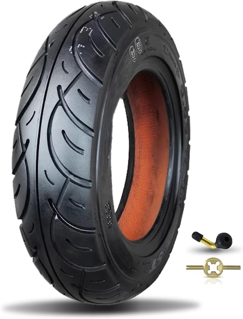 3.00-8 Tubeless Tire for Scooter, 3.00 8 Offroad Tires for Dirt Bike Front or Rear, 3.00x8 Wheelchair Tires Fits on 8 Inch 3.00-8 Pneumatic Tire, 8 P.R. 45J 300 KPA