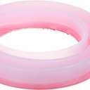 118"x1.2"x2" (LxWxH) Collapsible Shower Barrier Stopper - 1 Pack - Good for Bathroom Kitchen - L Shape Water Splash Guard Blocker - Clear
