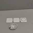 Charging Station for Apple Multiple Devices - 3 in 1 Foldable Magnetic Wireless Charger Dock - Travel Charging Pad for iPhone 16 15 14 13 12 Pro Max Plus Watch & Airpods (White)