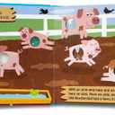 Melissa & Doug Poke-a-Dot! Old MacDonalds Farm, Interactive Children's Board Book with Buttons to Pop, Educational Sensory Toy for Toddlers & Preschoolers Ages 3+ - FSC Certified