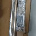 Ivilon Drapery Window Curtain Rod - End Cap Style Design 1 Inch Pole. 72 to 144 Inch Color Warm Gold