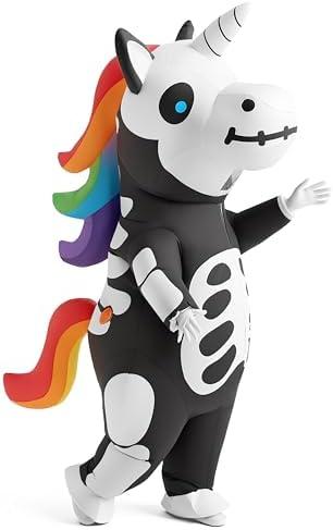 Spooktacular Creations Halloween Inflatable Costume, Full Body Unicorn Blow Up Costume for Adult Holiday Themed Cosplay Party