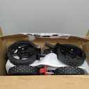 Sekey Collapsible Foldable Wagon with 330lbs Weight Capacity, Heavy Duty Folding Wagon Cart with Big All-Terrain Wheels & Drink Holders. Black