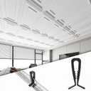 Art3d 100-Pack Hold-Down Clip for Drop Ceiling Tiles, 1.9 x 1 Inch Ceiling Grid Clips for Standard Ceiling Grid System