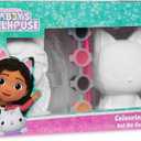 Gabby's Dollhouse Paint Your Own Plaster Figures Set of 2 for Girls DIY Crafts Art Set Activity - Gifts for Girls