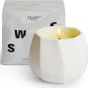 Scented Candle for Home Scented, Luxury Ceramic Candle Jar for Women & Men, Natural Soy Candle for Home Dcor, Lemon & Lavender Spa