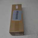 Double Curtain Rod, 1 Inch Black Extra Long Dual Curtain Rods 72 to 144 Inch with Aluminium Modern End Cap Finial, Adjustable Heavy Duty Window Treatment Rods, Telescopic Metal Double Drapery Pole Set