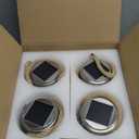 ROSHWEY 4 Pack Solar Lanterns Outdoor Waterproof, Gifts for Women 30 LED Garden Decor Hanging Solar Lights Decorative Backyard Decorative Lighting for Patio Trees Pathway Yard