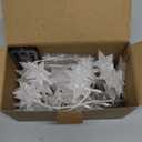 Homeleo Warm White 50 Led Star Fairy Lights with Remote Control, Battery Powered Five-Pointed Star String Lights