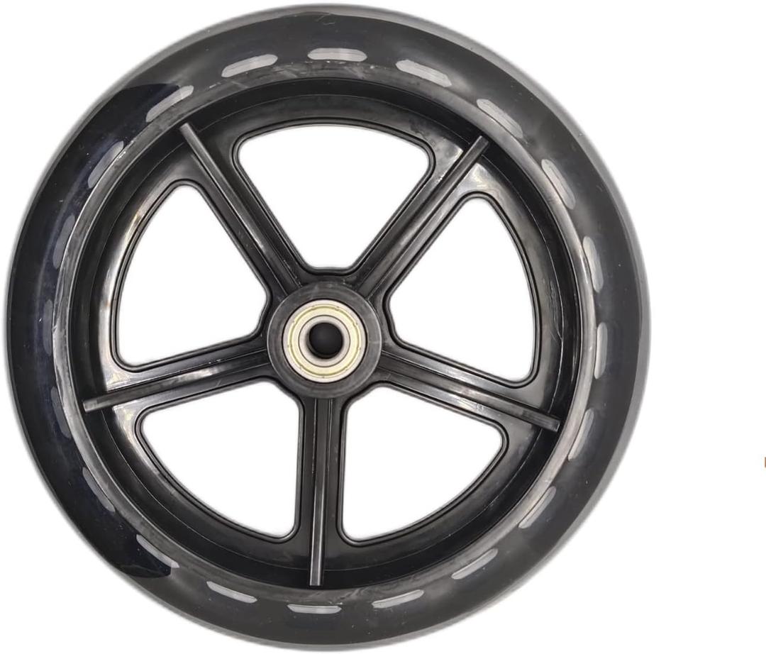knee walker scooter replacement wheels,7.5 Inch Wheel with Non Marking Polyurethane,Front or Rear Wheel Assembly, Universal Parts.,fits 796,KneeRover most models and other brands knee walker(1Ea,)
