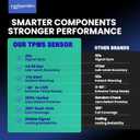 TPMS 433Mhz Pre-Programmed,Compatible with Jeep Compass 17-24|Grand Cherokee 18-20|Renegade 15-24|Dodge Dart 12-17|Durango 16-24|Chrysler 200(11-17)|Pacifica 16-24/ OE#68193586AC(Set of 4)