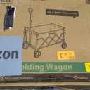 Sekey Wagon Cart with Wheels with 220LBS Capacity,Heavy Duty Wagon Carts Foldable,Lightweight Utility Portable Cart for Grocery, Shopping, Garden, Camping. Blue