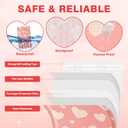 Tinlade 100 Pack Pink Bubble Mailers 6x10" Pink Heart Padded Envelopes Usable Size 6x9" Peel and Seal Waterproof Poly Mailers for Packaging, Shipping, Small Business, Boutique
