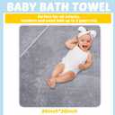 Chumia 6 Pack Baby Bath Towel Coral Fleece Soft Absorbent Newborn Hooded Towel for Kid 30 x 30 Inch Toddler Bath Blanket for Babies Infant Shower Gift(Multicolor)