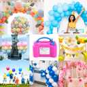 QIPUMP Balloon Pump Electric,110V 600W Balloon Blower Inflator Dual Nozzle Air Pump Balloons Inflator for Decoration, Party, Sport,Gifts:2 Balloon Tying Tools