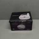 Portable CD Player Bluetooth Boombox with AM/FM Radio, USB, AUX-in, Headphone Jack, CD-R/RW & MP3-CD Compatible, Stereo Sound with Bass Boost, AC/Battery Operated – White