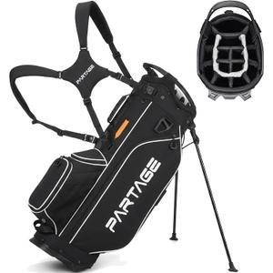 Partage 14 Way Golf Stand Bag, Lightweight Golf Bag, Full-Length Dividers