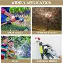 Hourleey Garden Hose Repair Kit, 2 Sets Aluminum Alloy Garden Hose End Mender, Male and Female Water Hose Repair Fittings, Fit 5/8" and 3/4" Connector, with 4 Extra Hose Washers