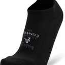 Balega Unisex Adult Hidden Comfort Performance No Show Athletic Running Socks (1 Pair) (Large, Black)