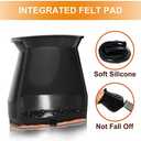 24 Pcs Chair Leg Floor Protectors for Hardwood Floors Silicone Covers to Protect Wood Tile Floors Felt Bottom Furniture Leg Caps Anti-Scratch Reduce Noise (Fit:0.9"-1.29")