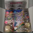 BEILUOYOO Wooden Painting Crafts for Kids - Art and Craft Kits for Kids 5-12 - Decorate & Build Your Own 3D Wood Animal Figures with Paint and Gem - Creative Activities Birthday Gifts for Girls Boys