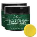(2-Pack) 5.3 oz Leather Football Preparation Conditioner Kit, Includes Cleaning Sponge, Cleaning and Restoring, Non-drying & Non-darkening Formula, Non-wax Composition, for Softball, Baseball