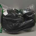 downluxe Bistro Chair Cushions for Patio Furniture, Water-Resistant Round Outdoor Chair Cushions Set of 2 with Non-Slip Ties, 15" x 15", Black